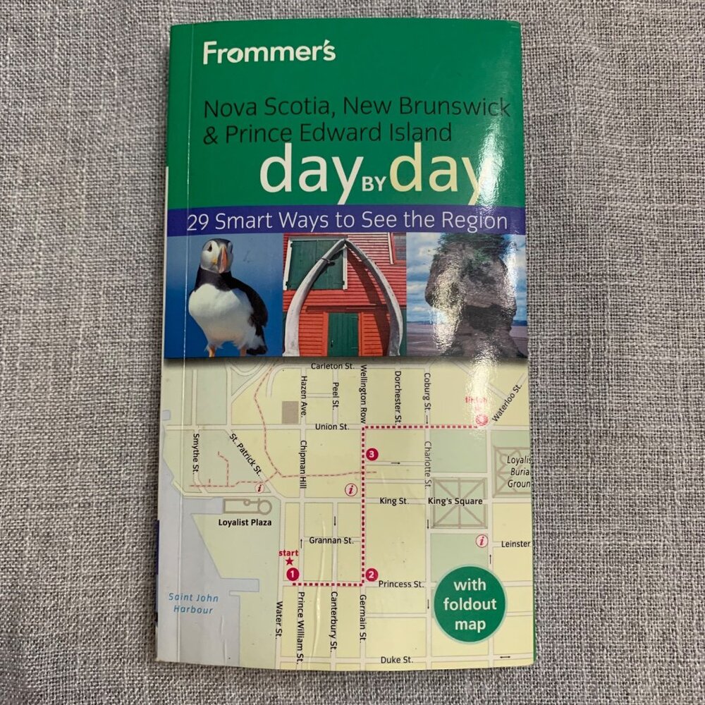 Frommers Day By Day 1st Edition Travel Guide Book With Foldout Map